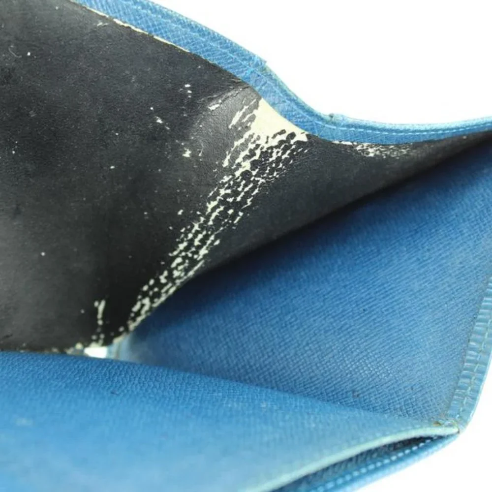 Louis Vuitton Blue Epi Leather Elise Compact